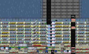 2DTower currently has a rain weather event.